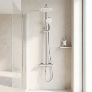 Set de duș fără pipă cu termostat Rea Lungo Chrome - Img 4