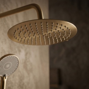 Set de duș fără pipă cu termostat Rea Lungo Gold Brush - Img 4