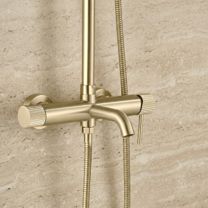 Set dus Rea Lungo Stripe Brush Gold - Img 6
