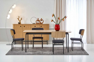Set masa extensibila Smart L170-250 cm + 4 scaune Smart - Img 1