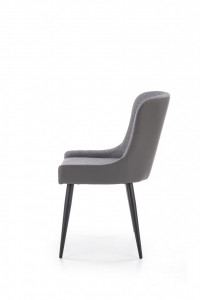 Set masa rotunda Avelar ø120 cm + 4 scaune K333 gri - Img 10