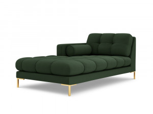 Sezlong tapitat Bali picioare gold – L185 x l102 x h75 - Img 10