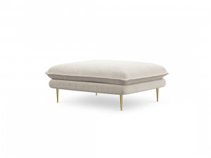 Taburet tapitat Vienna picioare gold – L100 x l80 x h43 cm