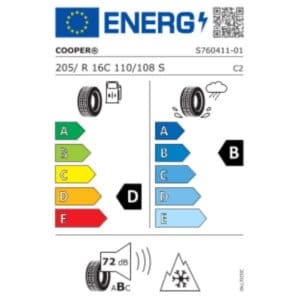 205/ R16C Cooper Discoverer A/T3 Sport 2 110S