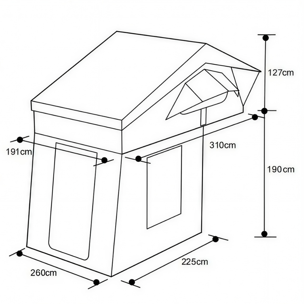 CampTalk roof top tent annex detail