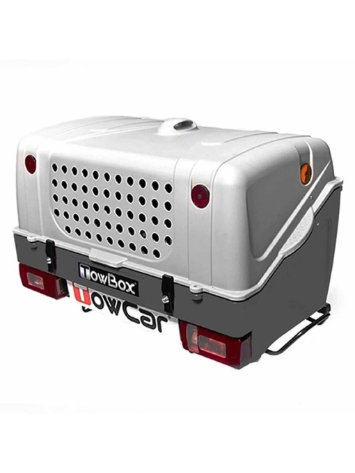 Cutie portbagaj pe carligul de remorcare Towbox V1 DOG Gri