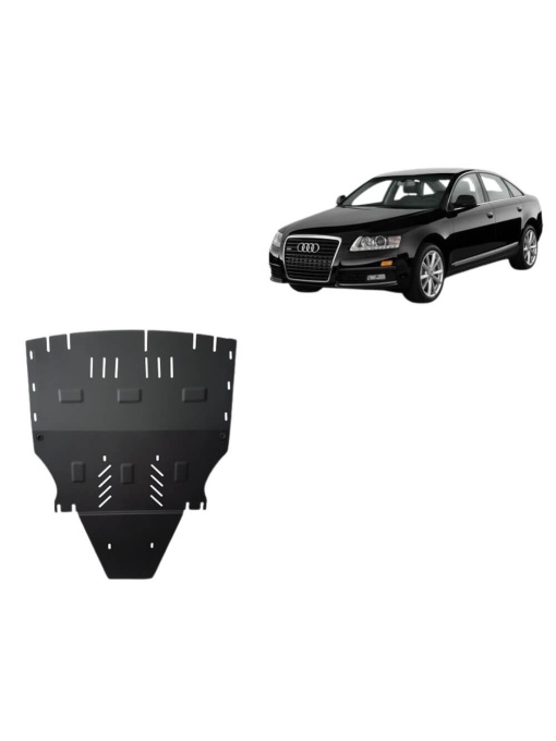 Scut auto metalic Audi A6, A6 All Road fara laterale 2004 - 2011