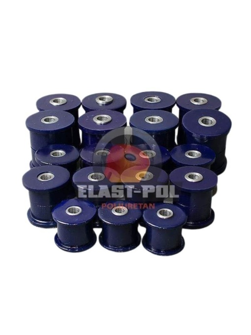 Kit bucse Jeep Wrangler TJ (1997-2007) Poliuretan Albastre 85 ShA Elast-Pol