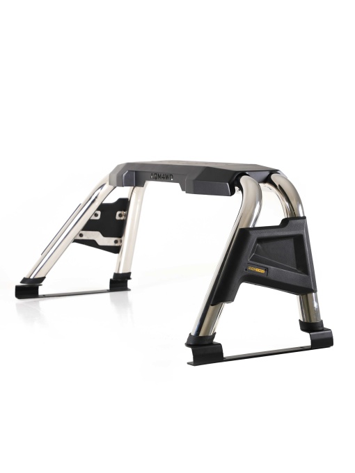 Rollbar Double Plus Chrome Mitsubishi L200 (2015-2024), Fiat Fullback AQM4WD PRB01