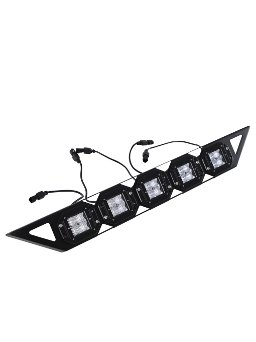 Set de proiectoare LED cu suport, compatibil cu portbagaje AQM4WD