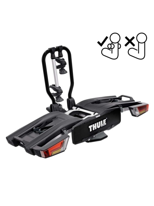 Suport 2 biciclete Thule EasyFold XTF 2 cu prindere pe carligul de remorcare (13pini)