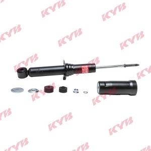 Amortizor față KYB pentru Isuzu D-Max II 1.9D, prezentat cu bucșele și șaibele incluse.