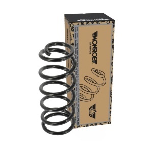 Arcul elicoidal Monroe de 393 mm alături de ambalajul original pentru Nissan Navara NP300, Nissan Navara NP300 D23.