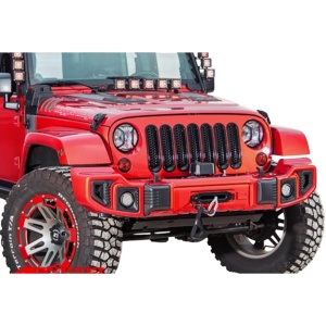 Bară față din oțel și plastic Jeep Wrangler JK (2007-2018) cu suport troliu, ORE4x4