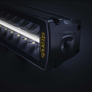 Bară LED 12″ (30,5 cm), 8000 lm, 110W, 5700K, rază 500 m, lumină poziție albă și chihlimbar, IP68/IP69K, Siberia Outlaw UDX Strands