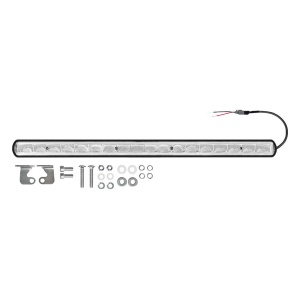 Bara LED cu toate accesoriile de montaj și cablajul incluse.