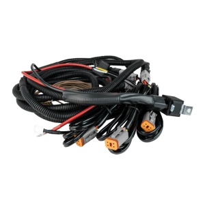 Cablaj Strands High Power pentru 3 proiectoare LED, conectori DT, releu 70 A
