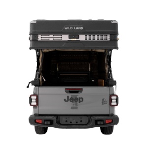 Cort de acoperis auto 3 persoane, 279 kg, cu două niveluri, compatibil cu autovehicule tip pick-up, acționare automată, Wingman X Wild Land