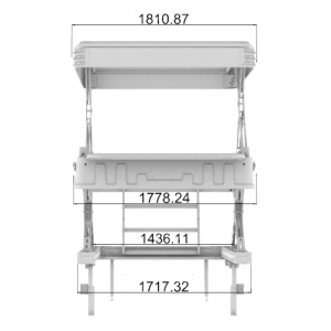 Cort de acoperis auto 3 persoane, 279 kg, cu două niveluri, compatibil cu autovehicule tip pick-up, acționare automată, Wingman X Wild Land