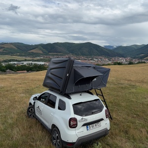 Cort de acoperiș auto cu Sky Roof 160 x 210cm, 3 persoane, 70.5 kg, Overlander Discoverer Max