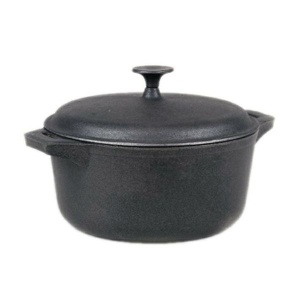 Cratiță din fontă 7 L, cu capac 30 cm Perfect Home