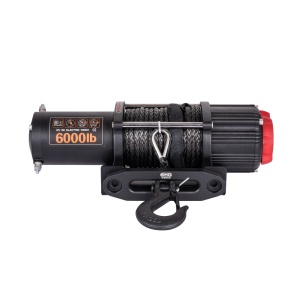 EMD Winch 6000lbs (2722kg) electric car winch, 12V, 15m synthetic cable, 166:1 ratio - Img 2