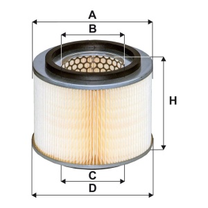 Filtru aer Nissan Patrol Y61 (1997-2010) 3.0 D ZD30DDTi, 2.8 TD RD28Ti, 3.0 DTi ZD30DDTi Filtron - Img 3