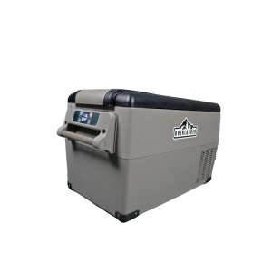 Frigider auto pentru camping 35 l, 12/24/220v, -20/+20°c, 50w, display led, bluetooth, carcasă gri, Overlander