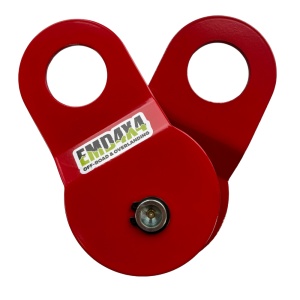 Greaseable pulley 8t (8000 kg) red Emd4x4