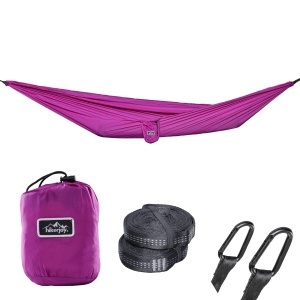 Hamac hikerjoy PRO mov, ripstop 70D, 300 kg, hikerjoy