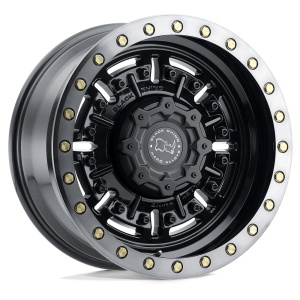 Jantă aliaj R17 9.5J 5x127 ET-18 Jeep Wrangler JK Gloss Black Rhino