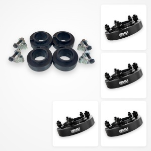 Kit înălțare Suzuki Jimny (1998-2018) +4 cm cu set 4 flanșe distanțiere 30 mm EMD4x4