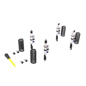 Kit suspensie complet Toyota Land Cruiser 80 / 105 (1990-2007) lift 50 mm amortizoare cu rezervor reglabile Terrain Tamer - Img 3