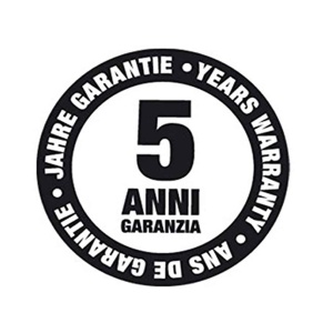 Simbolul grafic al garanției de 5 ani pentru lanțurile antiderapante.