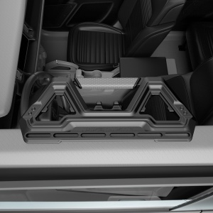 Mâner de susținere Jusn Design instalat pe plafonul unui Jeep Wrangler JL Gladiator JT, Jeep Wrangler JL Gladiator JT.