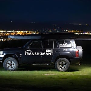 Marchiza 270* XL cu LED Overlander Gri