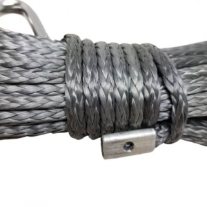 Plasmă sintetică troliu ATV 5mm x 15m, 2.9t (2900kg), gri Power Line