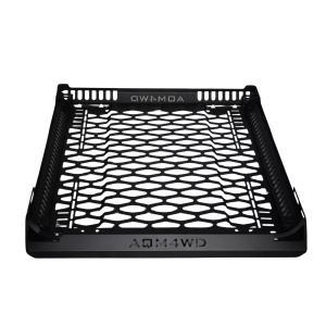 Portbagaj universal plafon pentru overlanding și expediții 98x117x9 cm, negru, AQM4WD S40