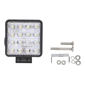 Proiector LED de lucru M-Tech pătrat 48 W, 3600 lm, flood, 12/24/30 V