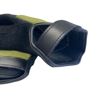 Mănuși cu protecții, verde-negru,