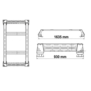 Rollbar pentru cort / accesorii Ford Ranger Raptor / Wildtrak (2023+) AQM4WD G70
