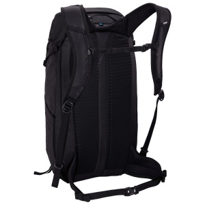 Vedere din spate a rucsacului Thule AllTrail 25L, cu sistemul de prindere.