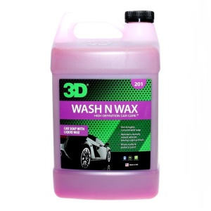 Sampon auto cu ceara, 3D Wash N Wax, spumos, luciu intens, protectie, 1.89 L, 3DProducts