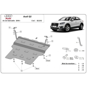 Scut auto metalic Audi