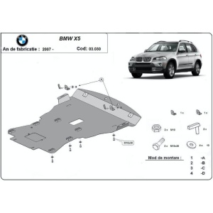 Scut auto metalic BMW