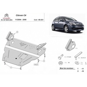 Scut auto metalic Citroen C4 2004 - 2008 - Img 3
