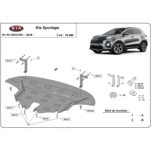 Scut auto metalic Kia Sportage 2019 - 2020