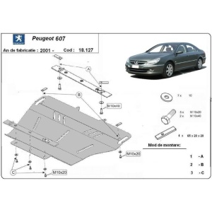 Scut auto metalic Peugeot