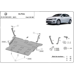 Scut auto metalic Volkswagen