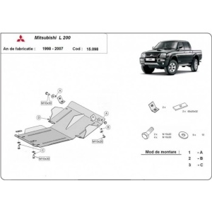 Scut auto Mitsubishi L200 1998 - 2007 - Img 2